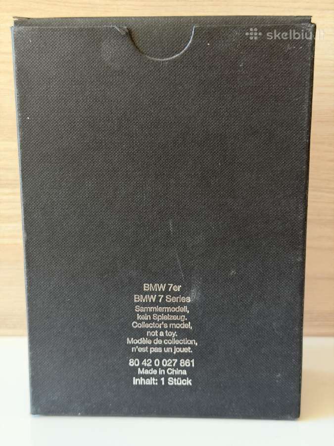 Bmw 7 Serijos E65 1:43 - nuotraukos Nr. 13