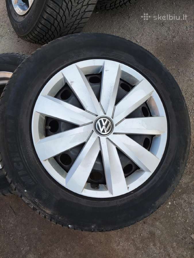 Padangos Michelin R16 Vasarines su VW ratlankiais