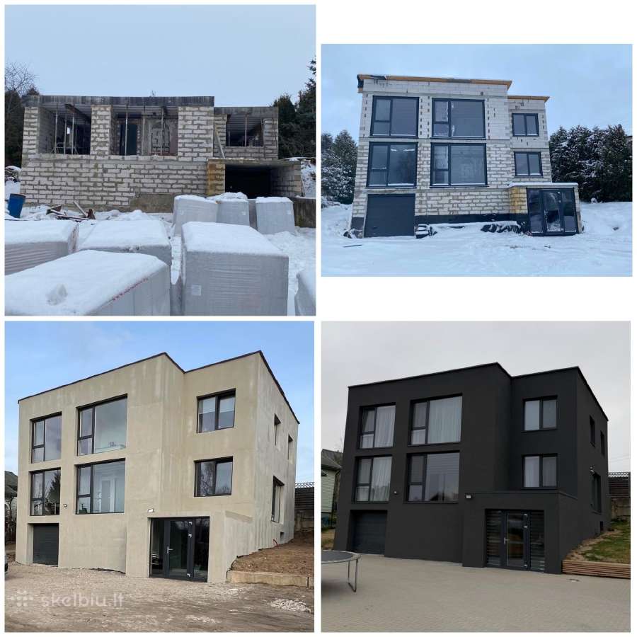 Namų statyba ir pilna vidaus apdaila