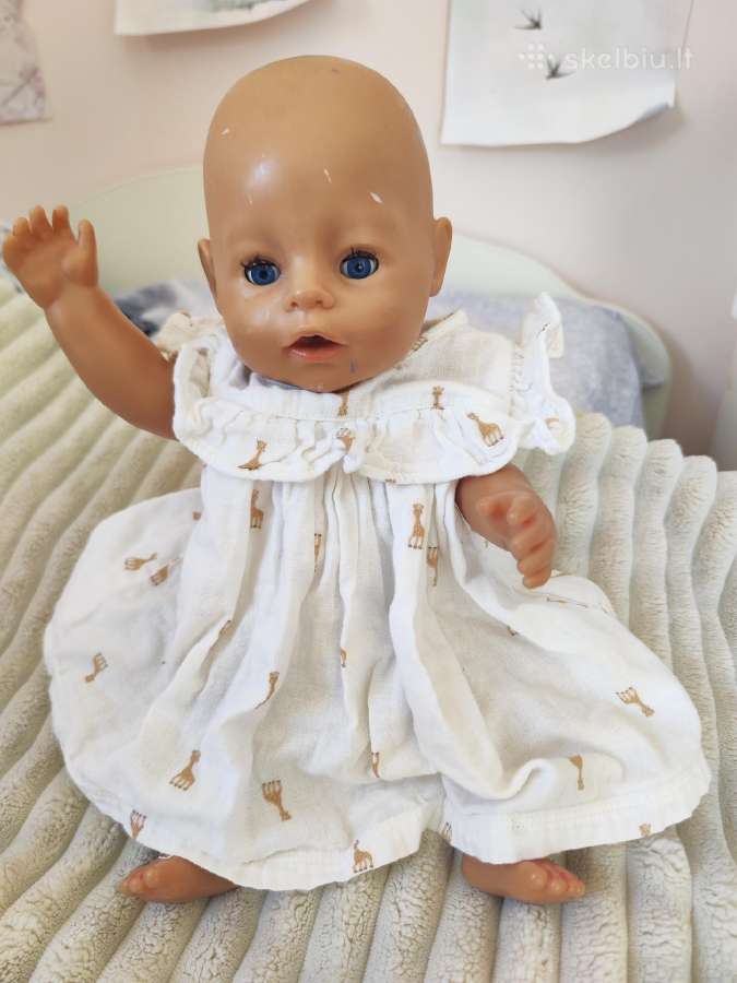 Baby born lėlė naudota su suknele