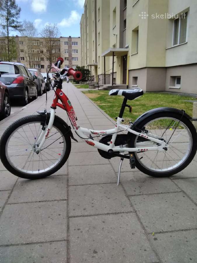 Vaikiškas dviratis 4 kids cherry