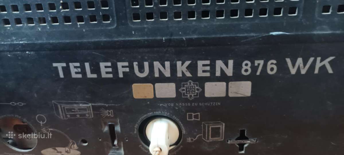 Telefunken lempinis radijas 876 Wk - nuotraukos Nr. 3