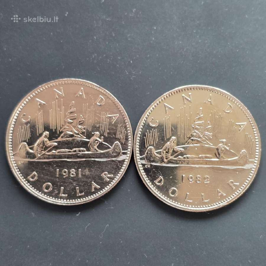 Kanada 1981,1982 1 Dollar Cu-ni