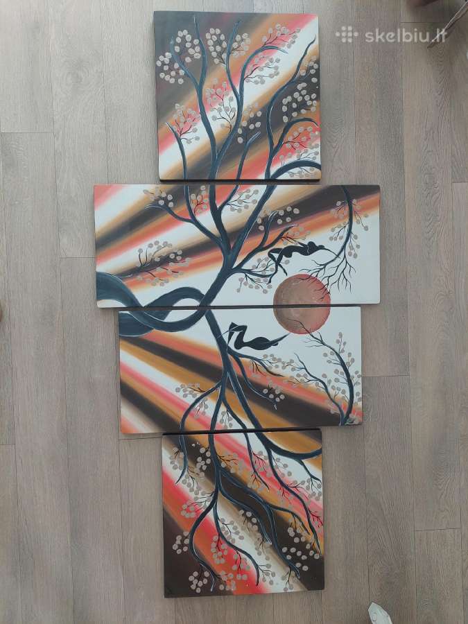 Didelis 140*70 paveikslas iš 4 dalių - nuotraukos Nr. 4