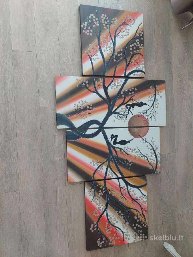 Didelis 140*70 paveikslas iš 4 dalių - nuotraukos Nr. 5