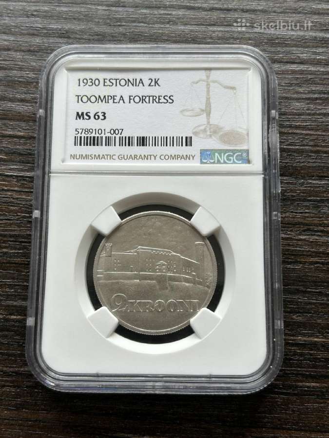 Estija 2 Kronos 1930 Ngc Ms63