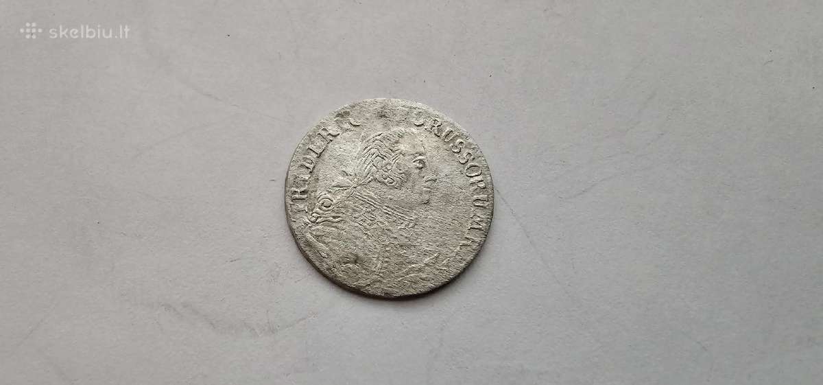 1757 6 grasiai Prusija E , retokas