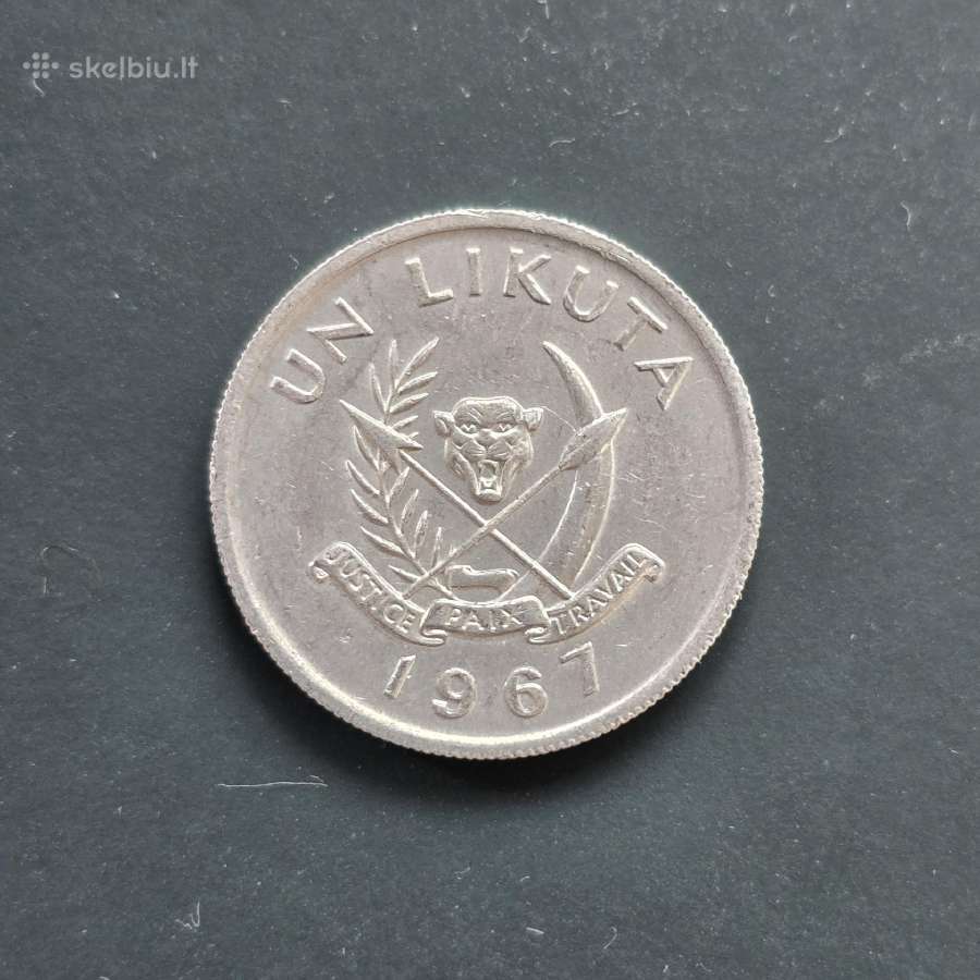 Kongo Dr 1967 1 likuta AL