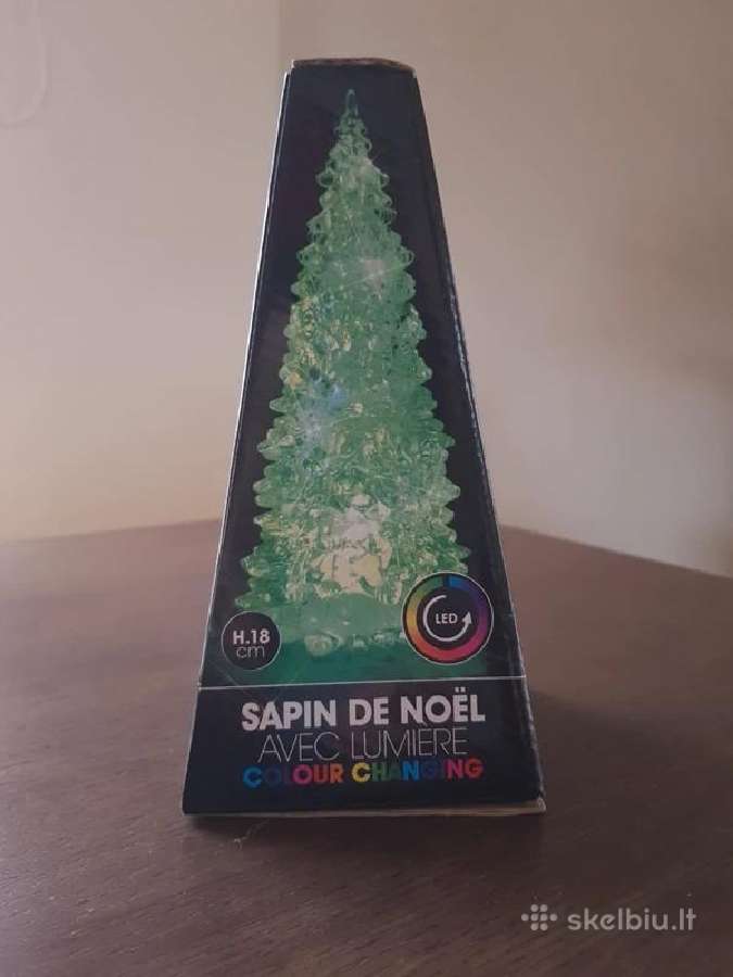 Spalvota sviecianti klaedine LED eglute - 9eur - nuotraukos Nr. 4