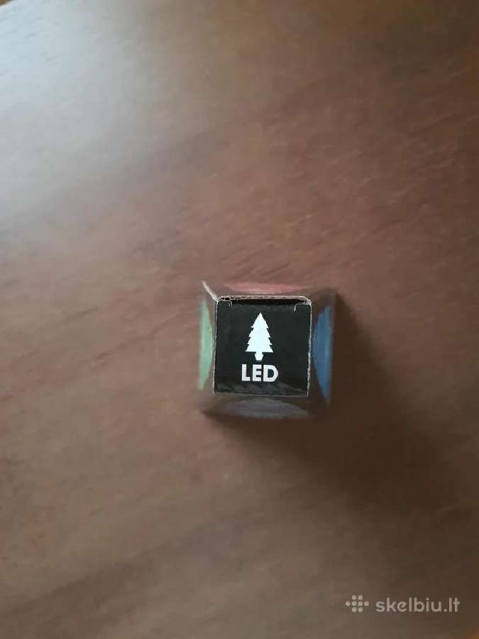 Spalvota sviecianti klaedine LED eglute - 9eur - nuotraukos Nr. 6