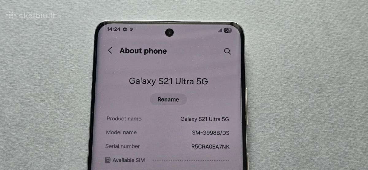 Samsung S21 Ultra - nuotraukos Nr. 3
