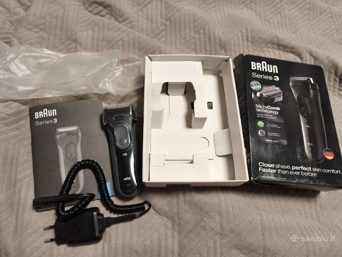 Barzdaskutė Braun Series 3+ 3000