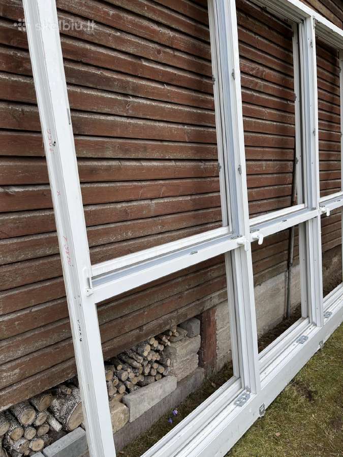 Parduodmi vitrininiai langa A++ klasės Rehau Geneo - nuotraukos Nr. 5