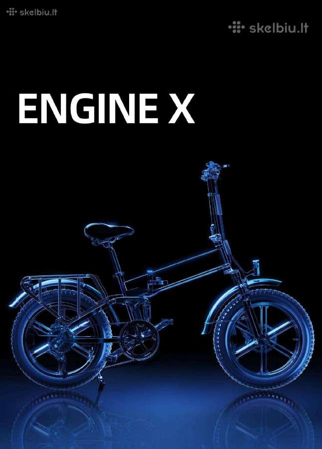 Engwe Engine X elektrinis dviratis - nuotraukos Nr. 5