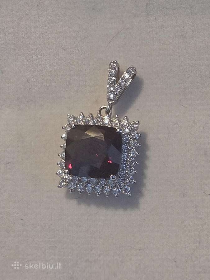 Auksinis 3,7ct Burmos špinelio pakabukas - nuotraukos Nr. 5