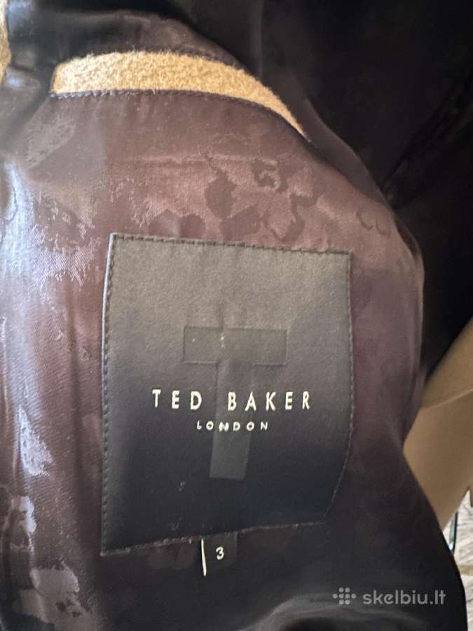 Ted Baker vilnonis paltas - nuotraukos Nr. 5