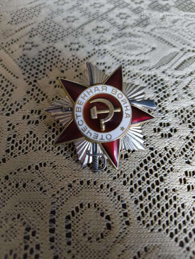 CcCCCP Ordinas Dtk 2 Laipsnio. Originalas. Sidabra - nuotraukos Nr. 5
