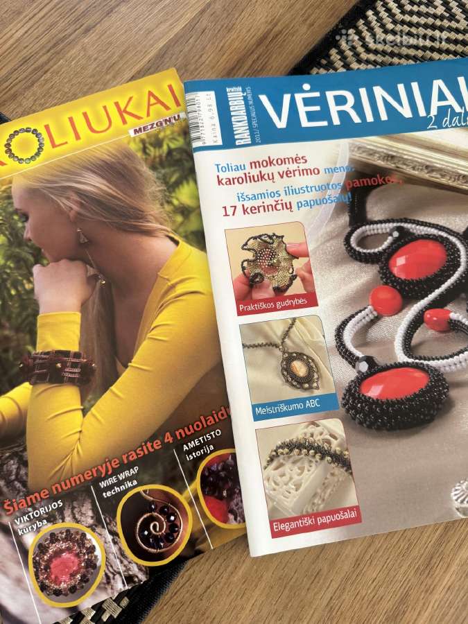Žurnalai karoliukų vėrimas