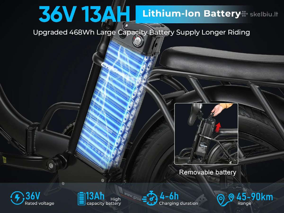 Samebike elektrinis dviratis Cy20pro-IT - nuotraukos Nr. 7
