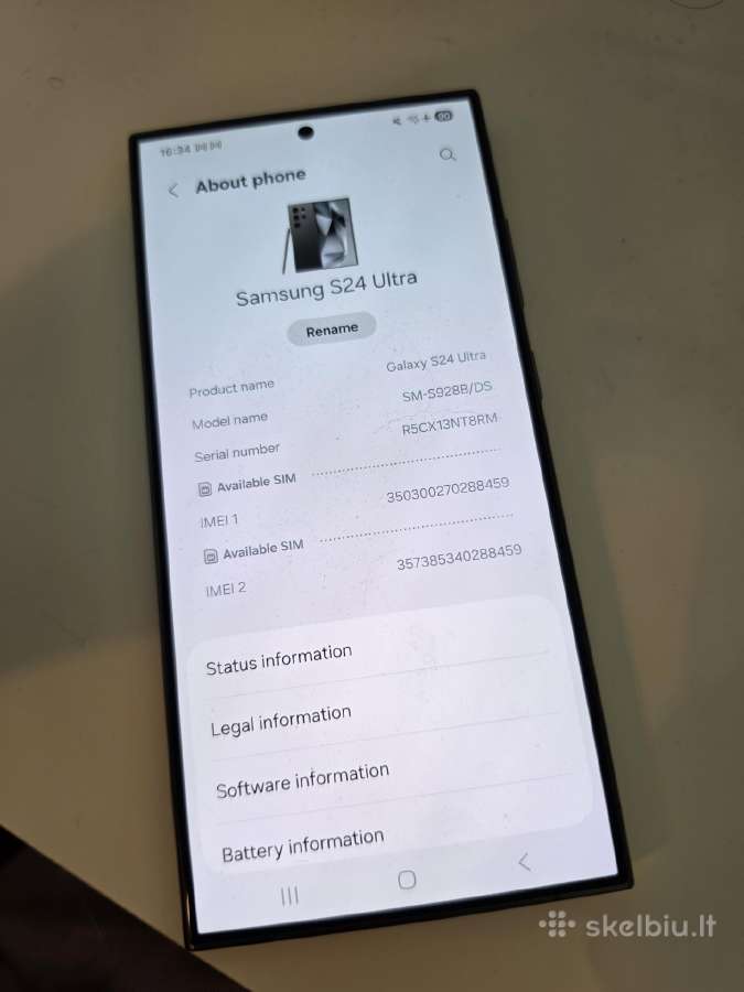 Samsung Galaxy S24 Ultra 512gb Pilnas komplektas - nuotraukos Nr. 9