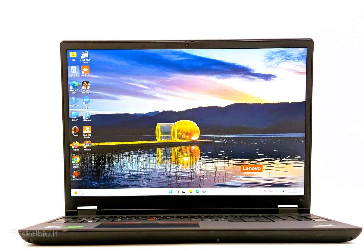 Galingas Thinkpad P16v i7-13800h Rtxa500 nauja bat
