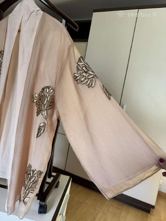 Zara puošnus siuvinėtas kimono - nuotraukos Nr. 7