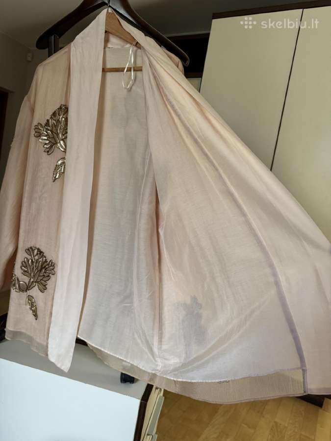 Zara puošnus siuvinėtas kimono - nuotraukos Nr. 11
