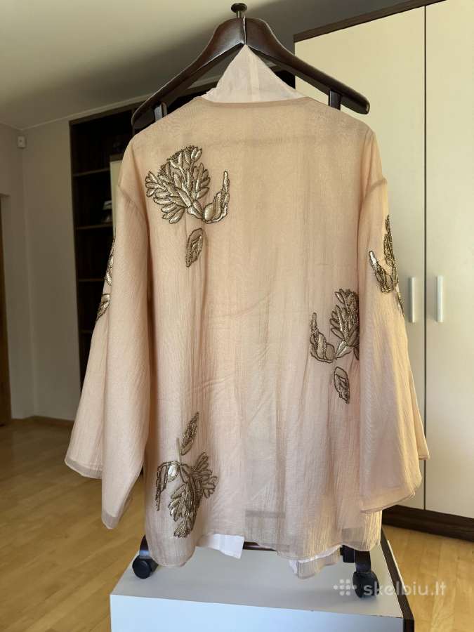 Zara puošnus siuvinėtas kimono - nuotraukos Nr. 13