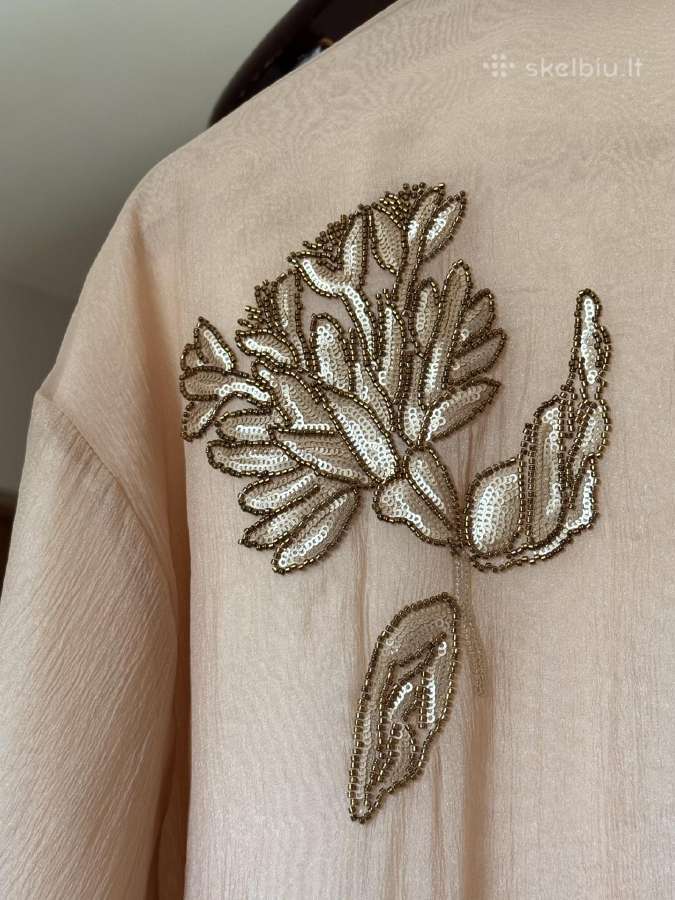 Zara puošnus siuvinėtas kimono - nuotraukos Nr. 14