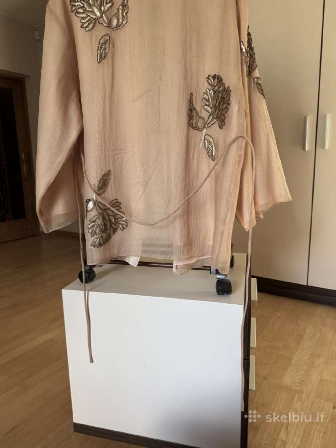 Zara puošnus siuvinėtas kimono - nuotraukos Nr. 16