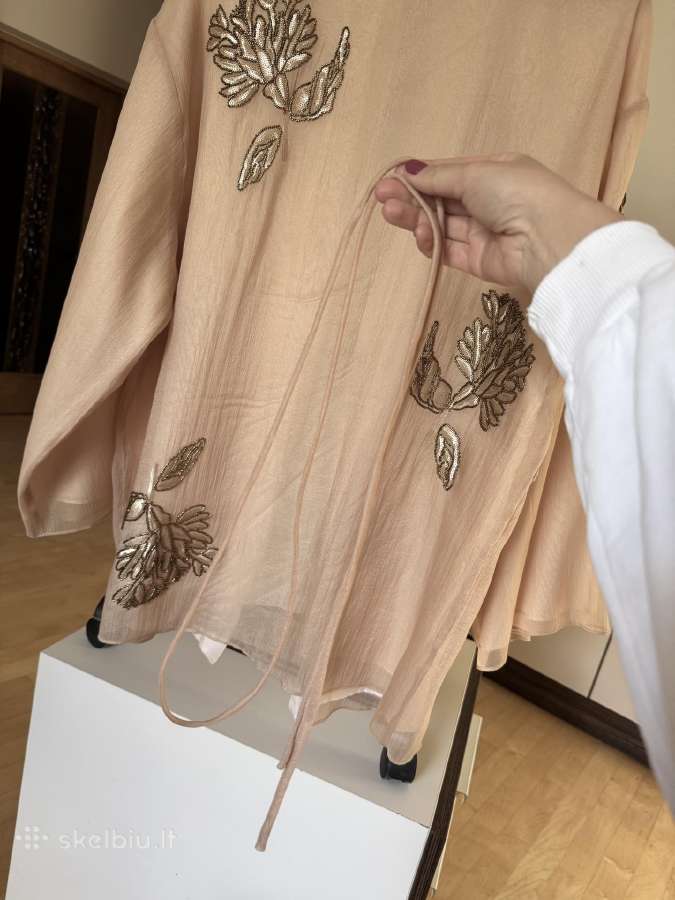 Zara puošnus siuvinėtas kimono - nuotraukos Nr. 18