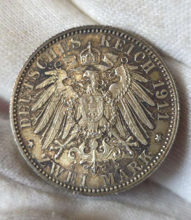 Proginės Bavarijos 2, 3 ir 5 markės 1911m. - nuotraukos Nr. 11
