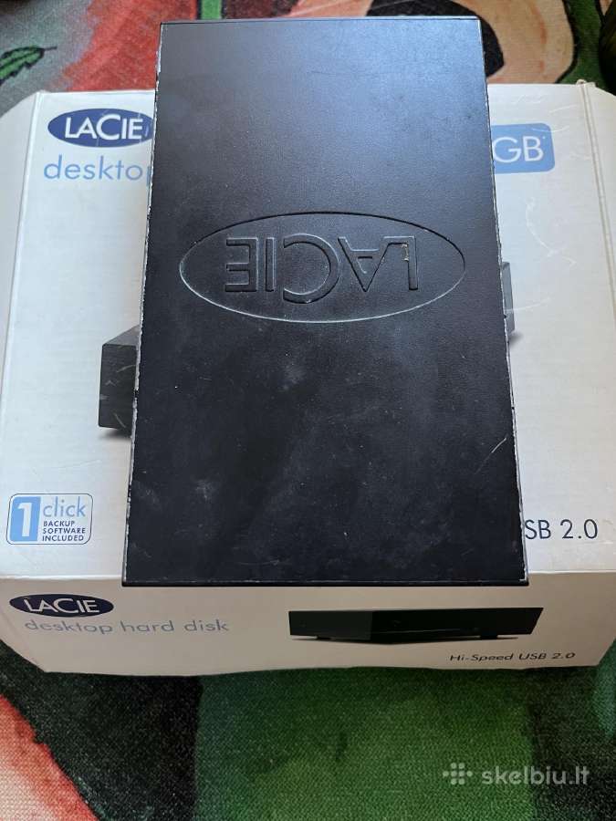 Lacie išorinis kietasis diskas 320gb (veikiantis) - nuotraukos Nr. 2