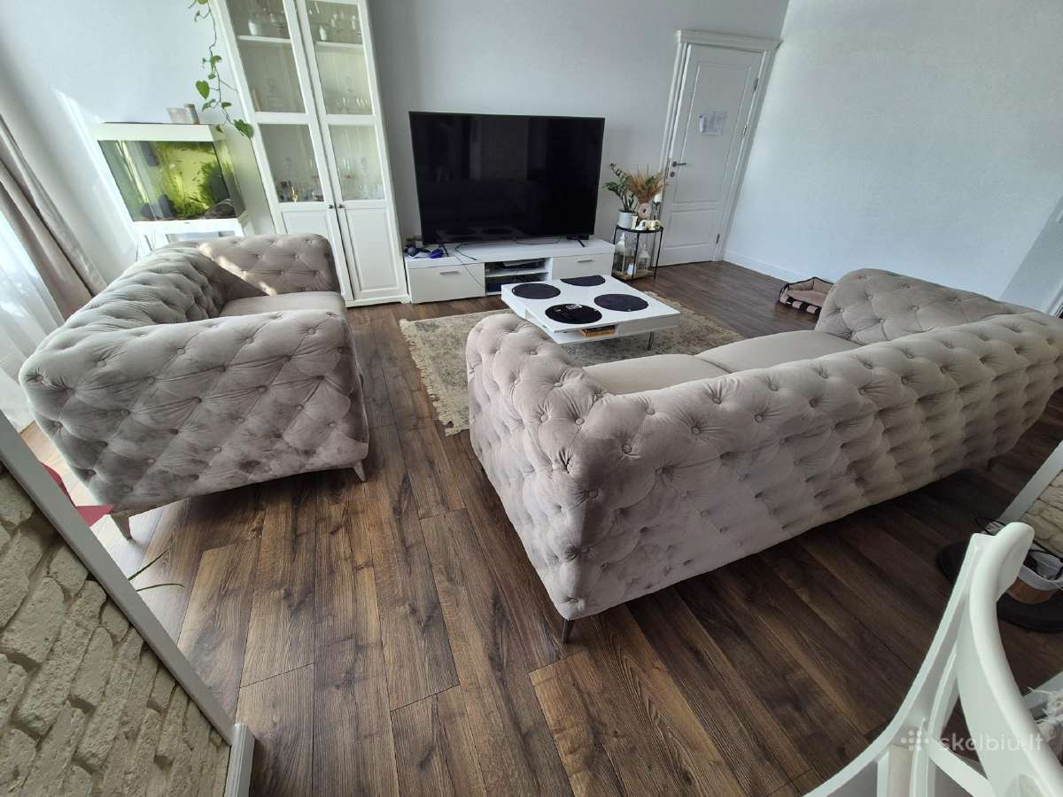Chesterfield tipo sofos - nuotraukos Nr. 4