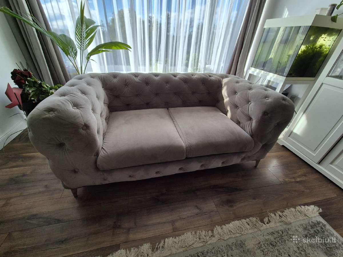 Chesterfield tipo sofos - nuotraukos Nr. 5