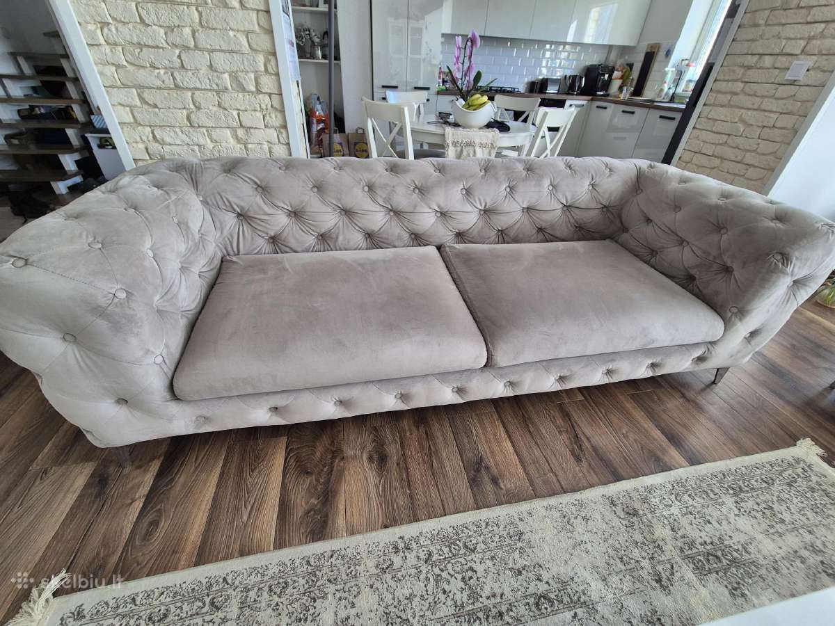 Chesterfield tipo sofos - nuotraukos Nr. 6