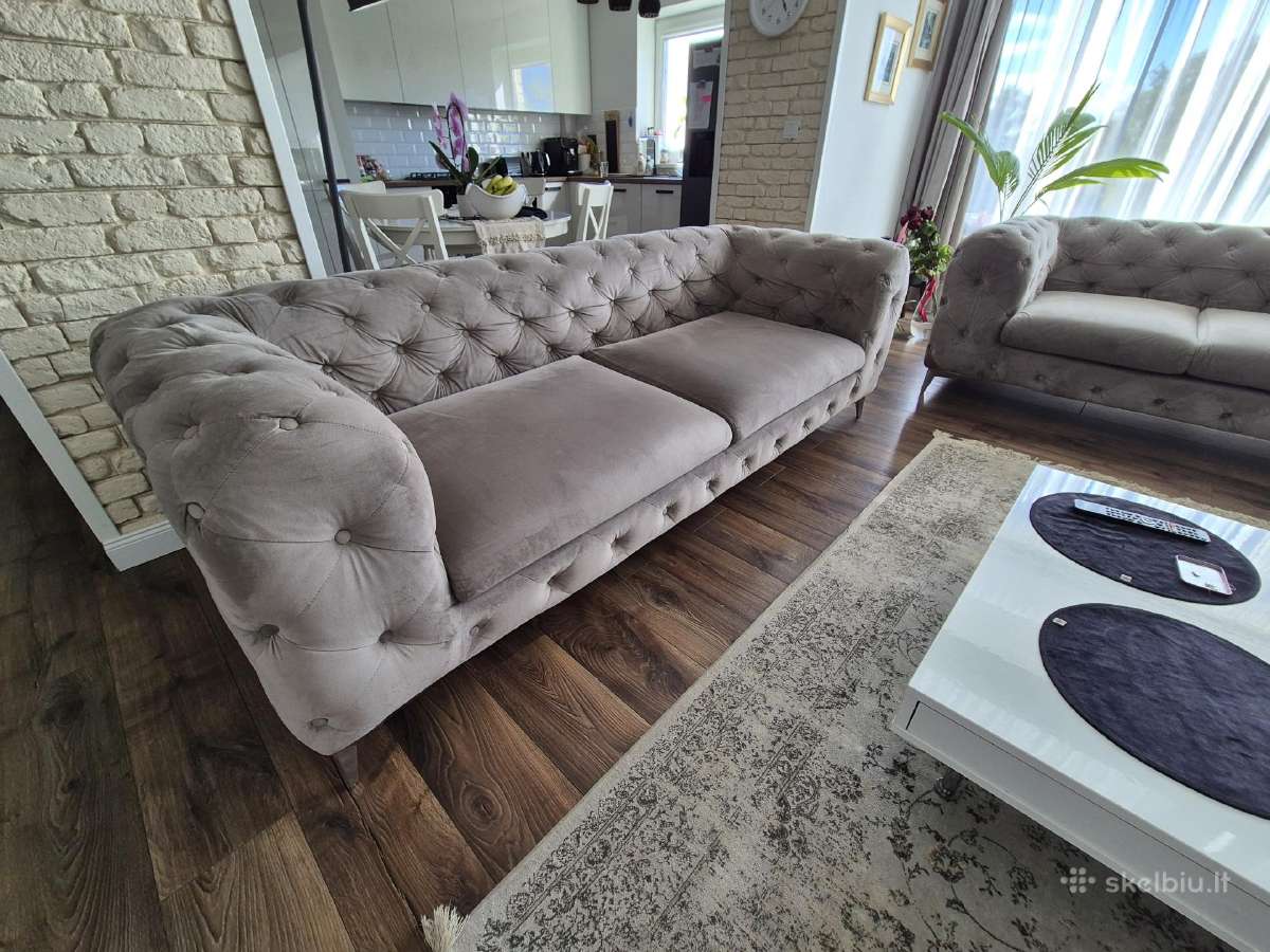Chesterfield tipo sofos - nuotraukos Nr. 8