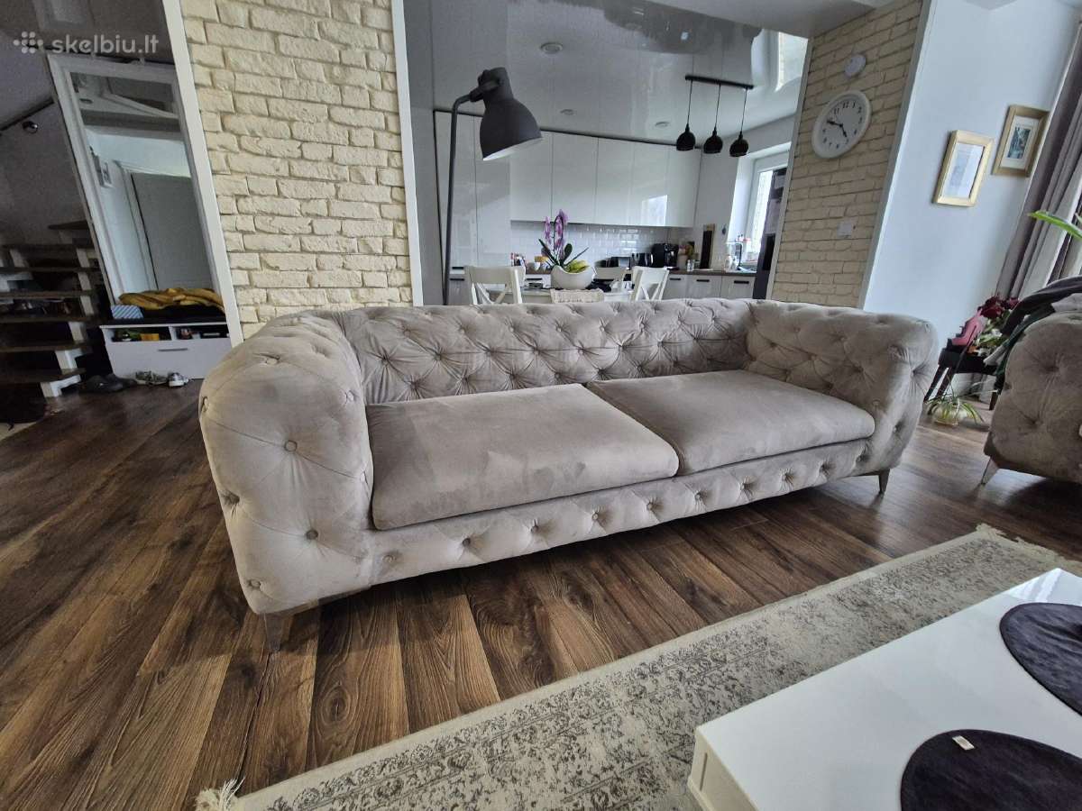 Chesterfield tipo sofos - nuotraukos Nr. 10