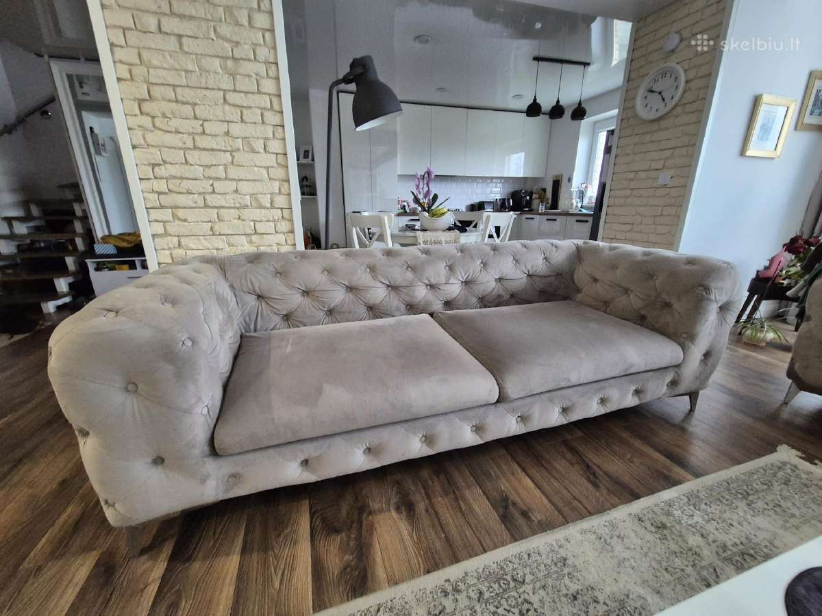 Chesterfield tipo sofos - nuotraukos Nr. 11