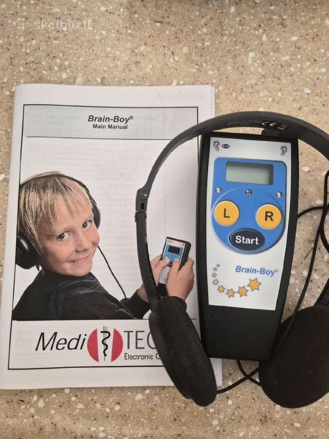 Brain-boy medicininė įranga skaitymo lavinimui.