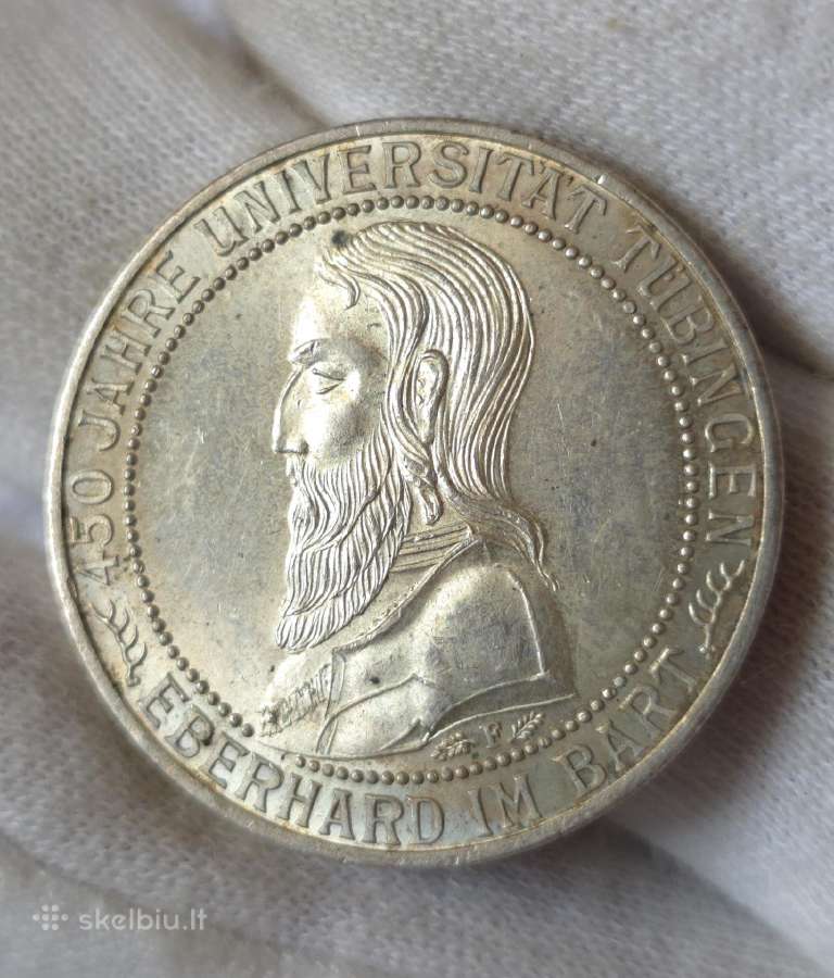 3 Reichsmarkės 1927m. Tiubingeno universitetas