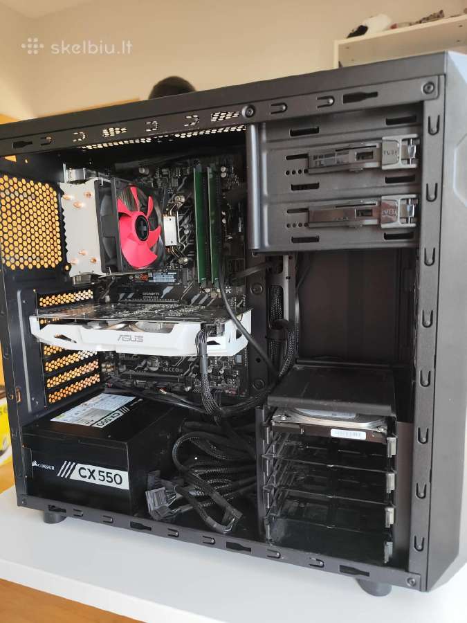Žaidimų/darbo kompiuteris gtx 1060 3gb.