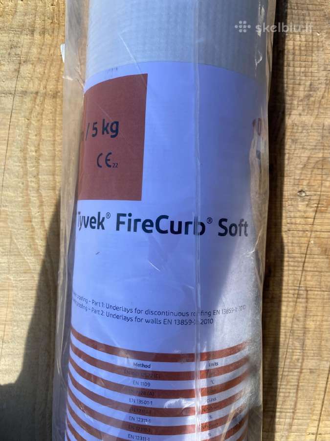 Difuzinė plėvelė Tyvek Firecurb Soft