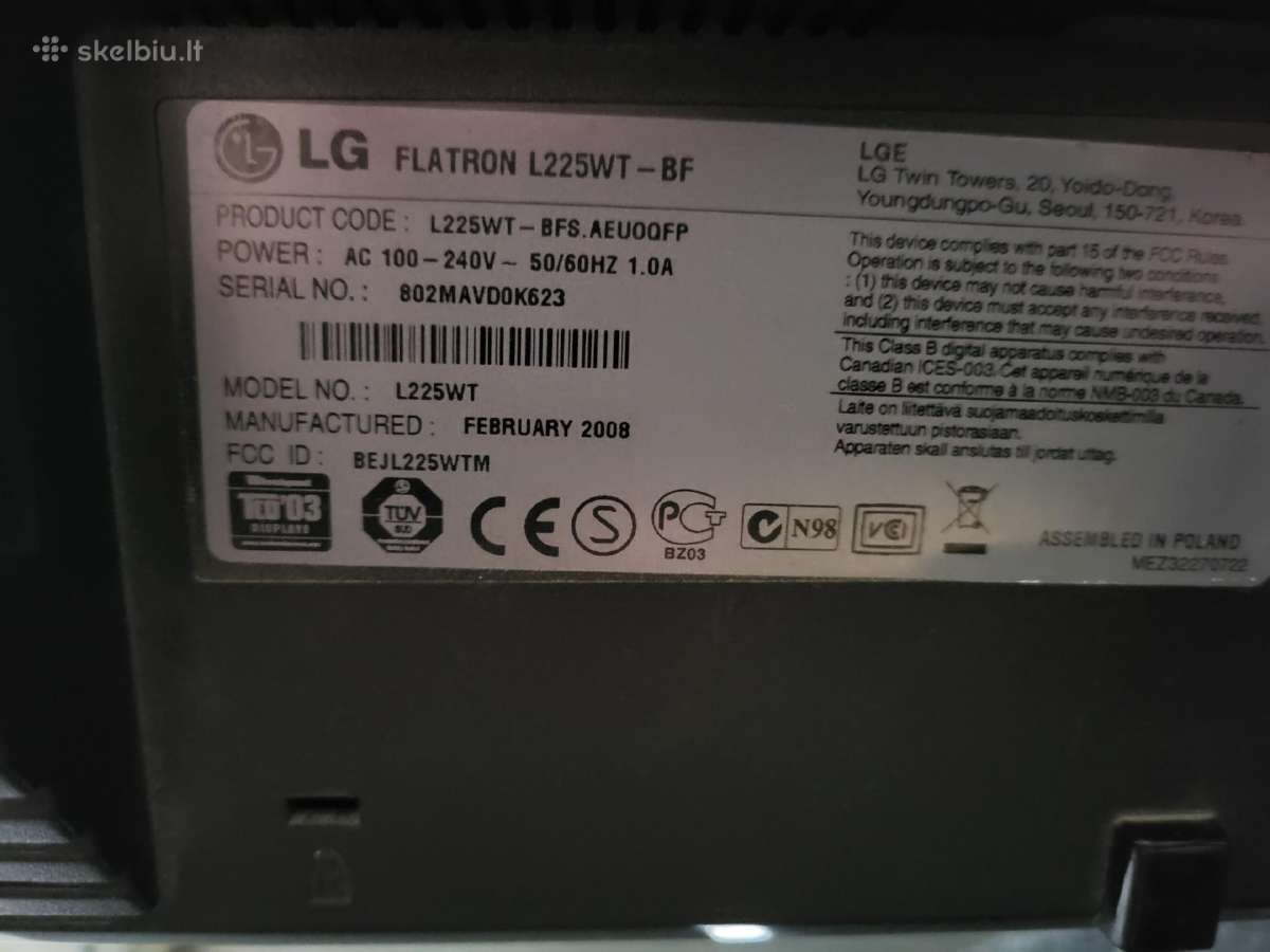 LG Flatron monitorius - nuotraukos Nr. 3