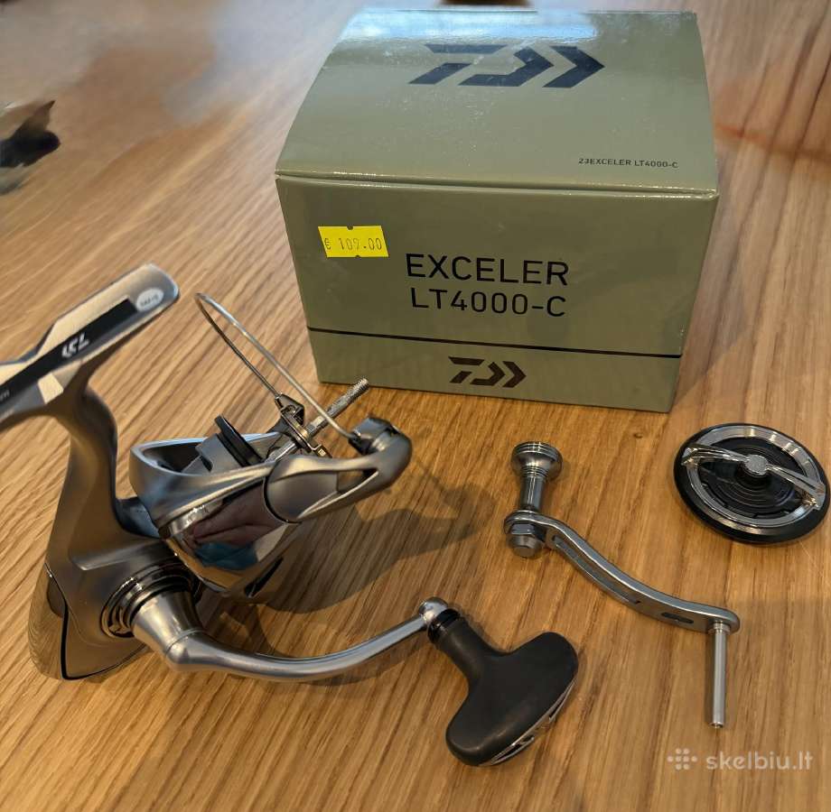 Ritė Daiwa Exceler4000c tik kairiarankiui be būgno