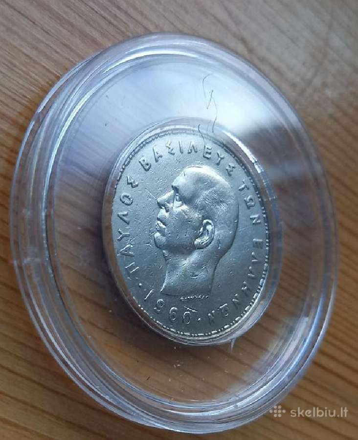 Graikija 1960 20 drachmų (sidabras) - nuotraukos Nr. 2