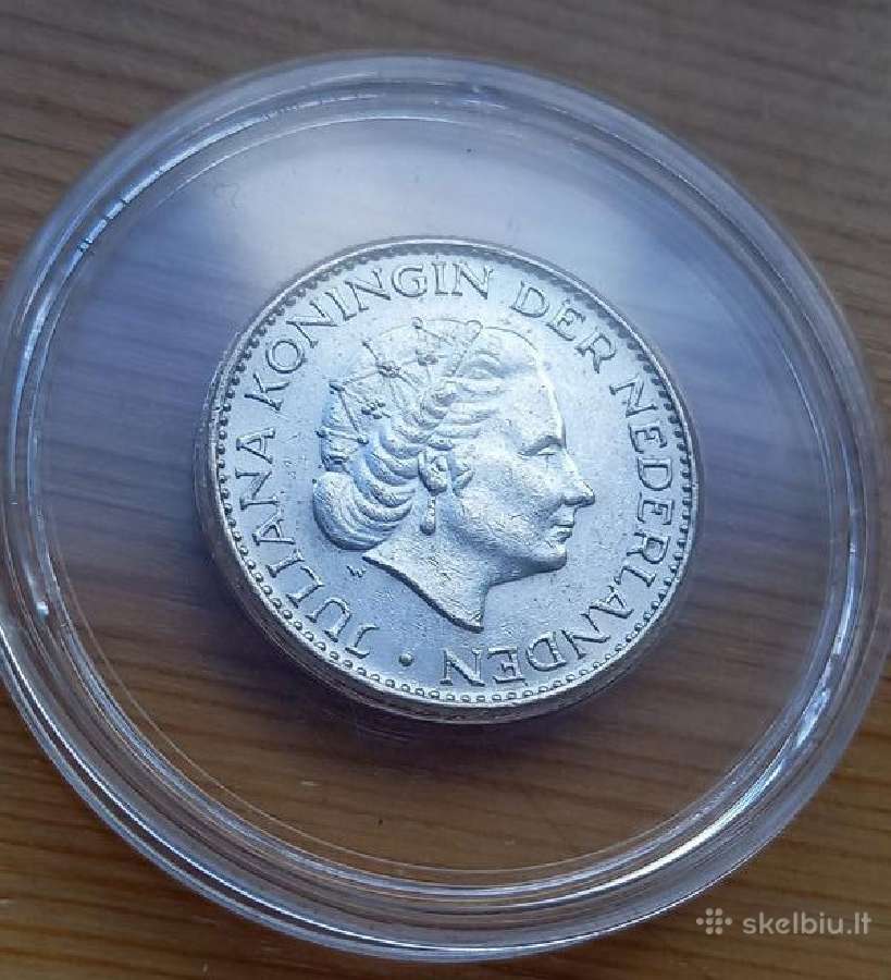 Nyderlandai 1964 1 guldenas (sidabras) - nuotraukos Nr. 2