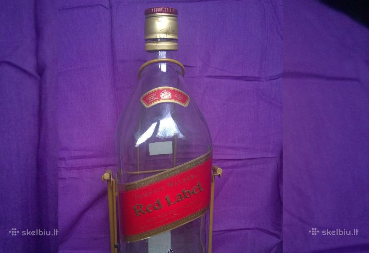 Johnnie Walker didžiulis viskio butelis+stovas