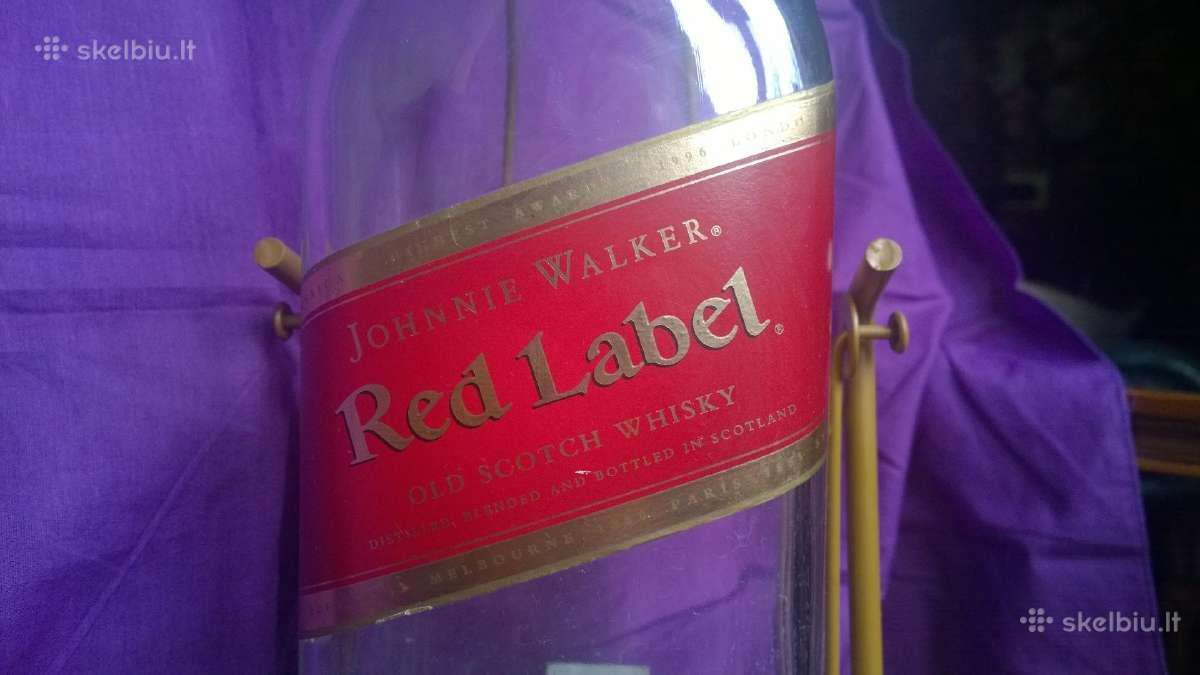 Johnnie Walker didžiulis viskio butelis+stovas - nuotraukos Nr. 5