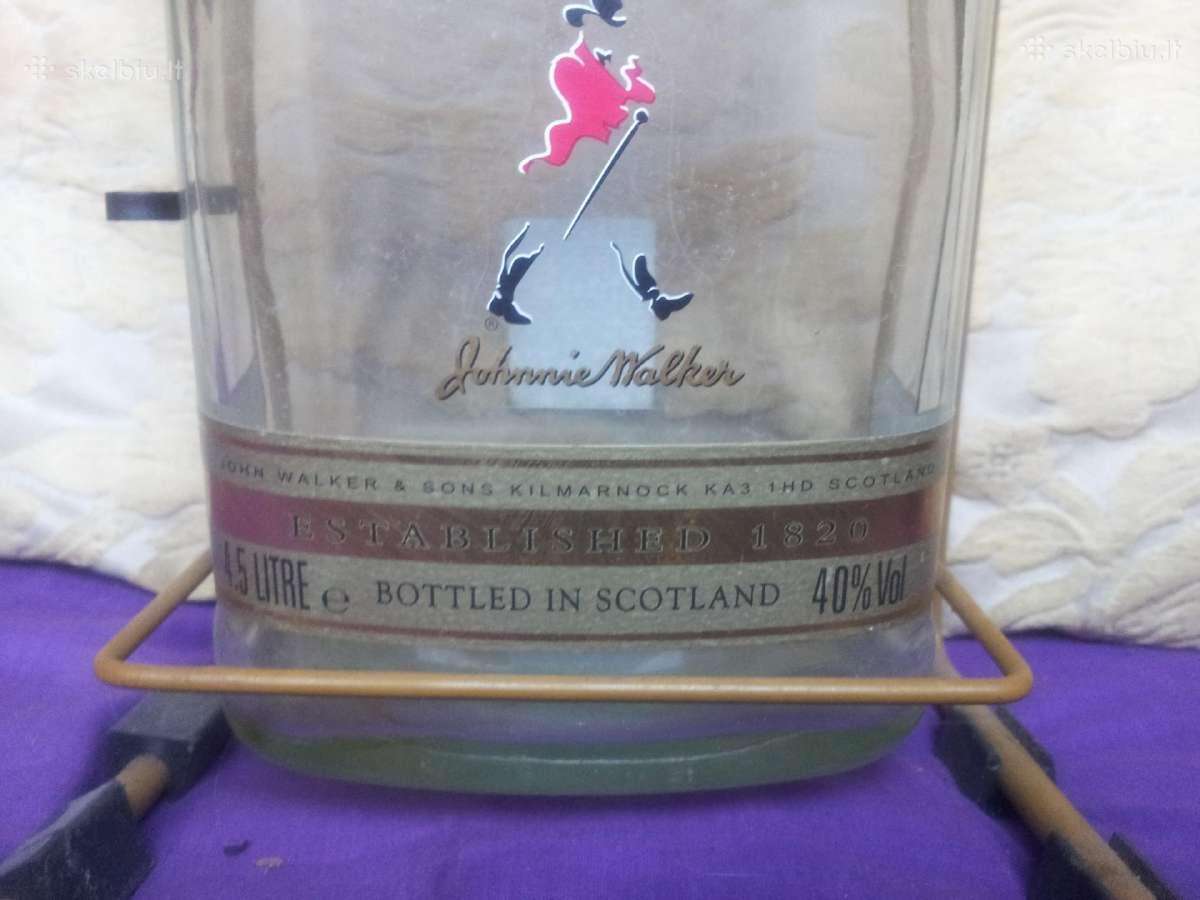 Johnnie Walker didžiulis viskio butelis+stovas - nuotraukos Nr. 10
